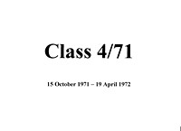 Class 4/71