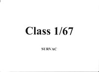 Class 1/67 SURVAC