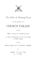 Church Parade Brochures