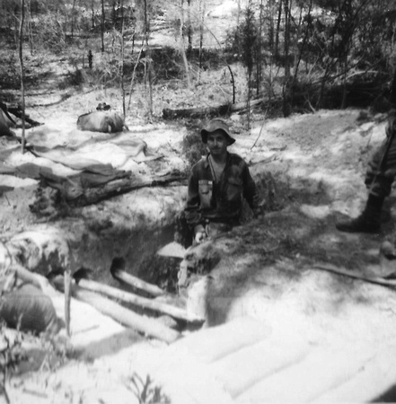 1967 360b Digging Weapon Pit on Exercise MHG photo