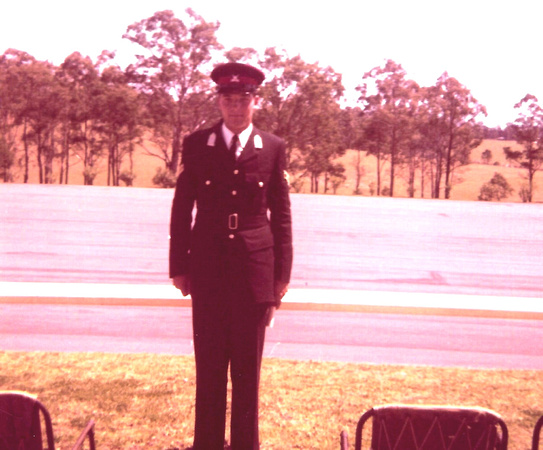 1972 297g Cpl Overall after Receiving his Graduation Certificate Overall photo