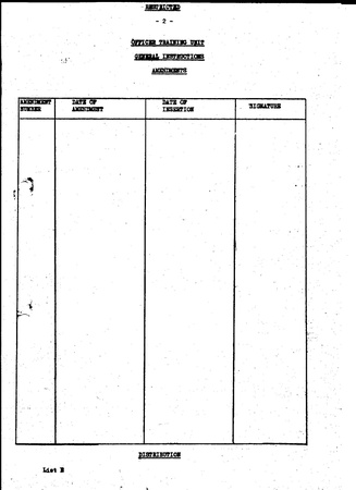 1969 07 02 Gen Instr P02 Amendment Sheet
