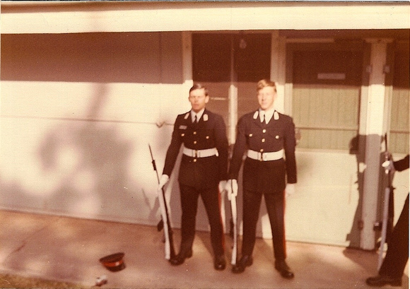 1973 325a Offr Cadets John Hunt and Brent Olsen