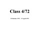 Class 4/72