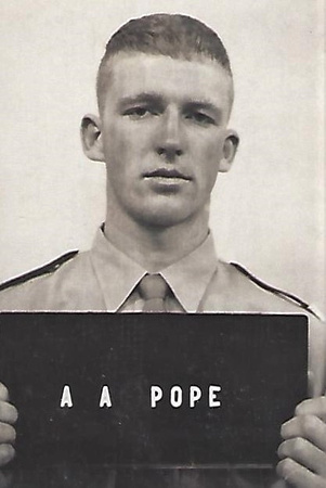 1966 300 21 July 66 Cadet Alistair Pope after OTU Selection Pope pic