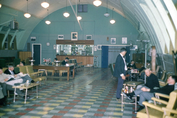 1967 210a Cadets Mess Bar South end Clay photo