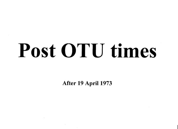 1973 Post OTU