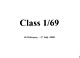 Class 1/69