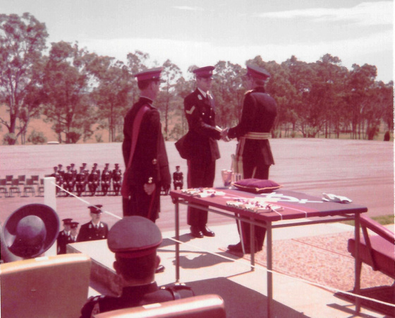 1972f Presentation of Certificate to Cpl Overall Overall photo