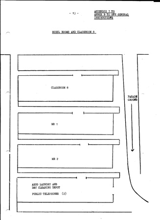 1969 07 02 Gen Instr P13 Ann B7 Model Rooms & Classroom 8 Layout